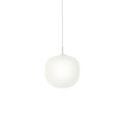 Rime pendel, vit/opal 25cm