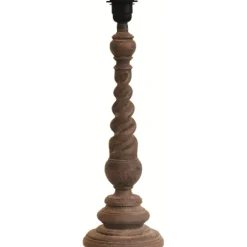 Riva Lampfot Åldrat trä 15cm