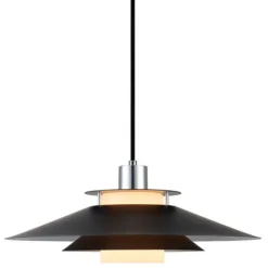 RIVOLI Taklampa Ø40 Svart/Krom