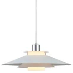 RIVOLI Taklampa Ø40 Vit/Krom
