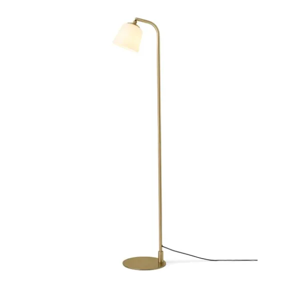 Room 49 golvlampa Opal/mässing Ø15