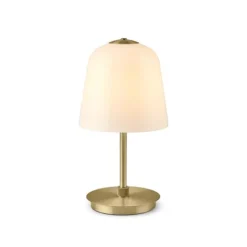 Room 49 portabel bordslampa Opal/mässing Ø15