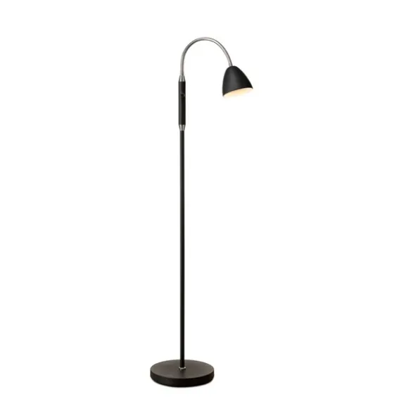 Room Golvlampa 1L Svart/Krom