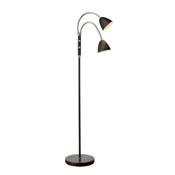 Room Golvlampa 2L Svart/Krom