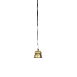 Rustik upphäng, mässing/svart