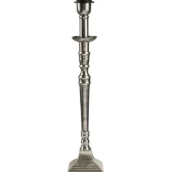 Salong lampfot, antiksilver 33cm