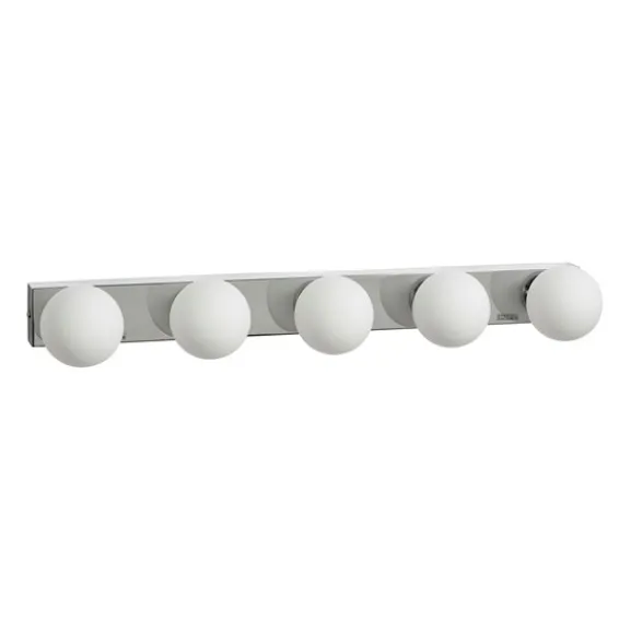 Sandhamn 5 vägglampa, krom 59,5cm