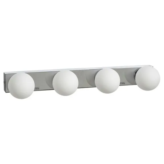 Sandhamn 4 vägglampa, krom 49,5cm