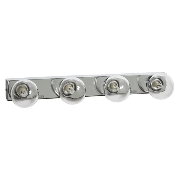 Sandhamn 4 vägglampa, krom/klar 49,5cm