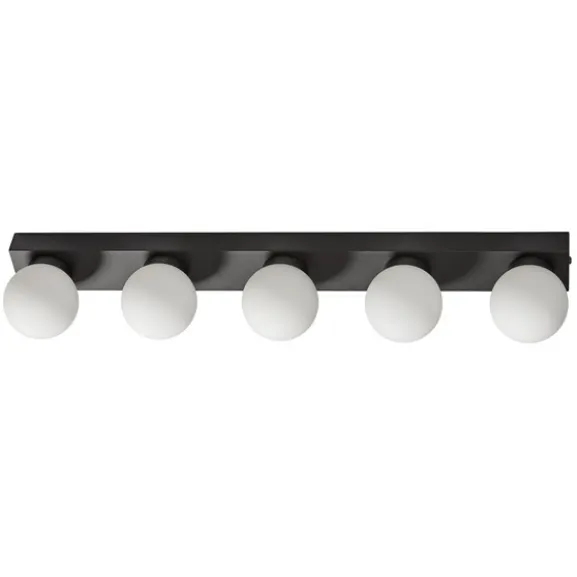 Sandhamn 5 vägglampa, svart 59,5cm