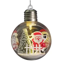 SANTA CLAUS julkulor 3-pack LED