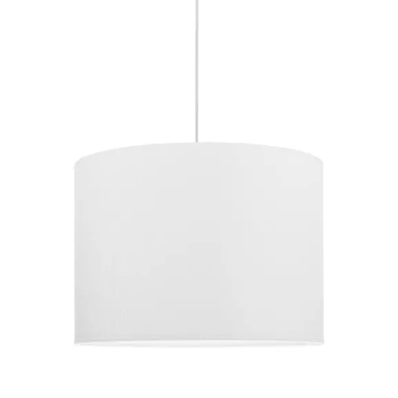 Sara Taklampa Linne Offwhite 35cm