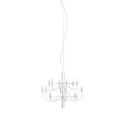Sarfatti 2097/18 takkrona inkl. ljuskällor, Vit 69cm