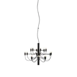 Sarfatti 2097/18 takkrona LED inkl. ljuskällor, Mattsvart 69cm
