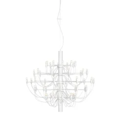 Sarfatti 2097/50 takkrona LED inkl. ljuskällor, Vit 100cm