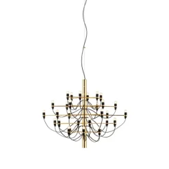Sarfatti 2097/30 takkrona LED inkl. ljuskällor, Mässing 88cm