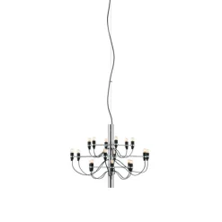 Sarfatti 2097/18 takkrona LED inkl. ljuskällor, Krom 69cm