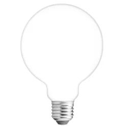 SATIN glob 100mm matt opal E27 7W 2700K dimbar