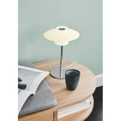 SCANDINAVIA Bordlampa Ø20 Opal / Krom