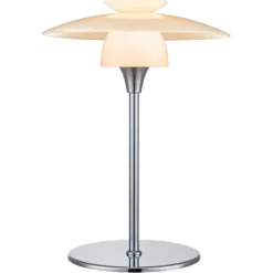 SCANDINAVIA Bordlampa Ø20 Opal / Krom