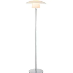 SCANDINAVIA Golvlampa Ø40 Opal / Krom