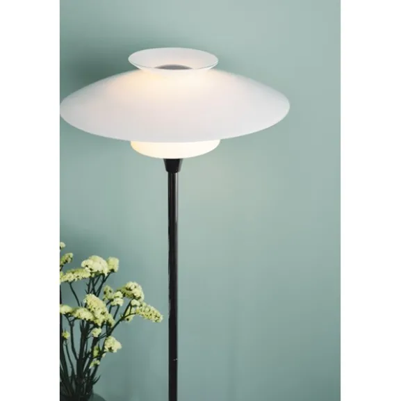 SCANDINAVIA Golvlampa Ø40 Opal / Krom