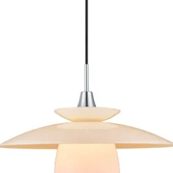 SCANDINAVIA Taklampa Ø40 Opal / Krom