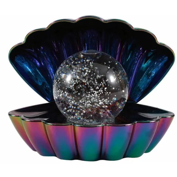 Shell Glitter bordslampa, rainbow