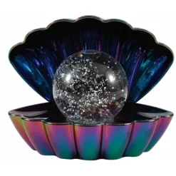 Shell Glitter bordslampa, rainbow
