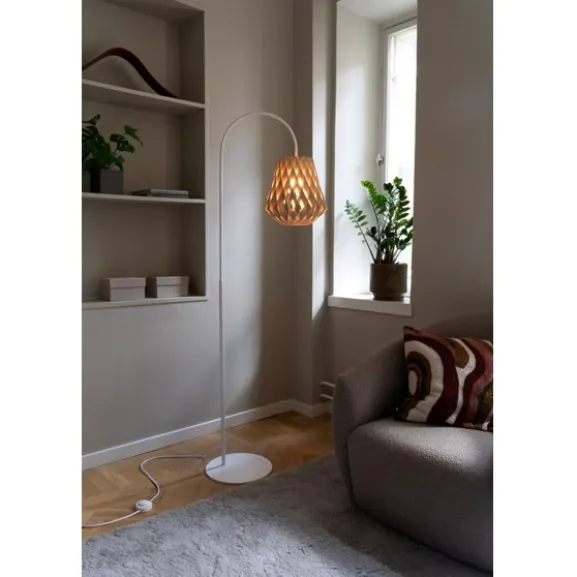 Signature 28 Golvlampa Vit/Björk