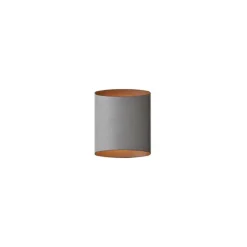 Sinne G9 vägglampa, betongstruktur/mässing