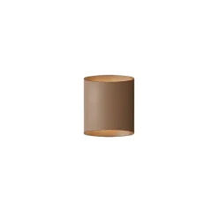 Sinne G9 vägglampa, sandstruktur/mässing