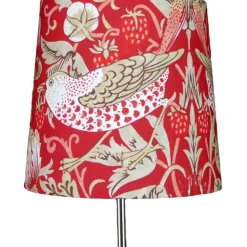 Sixten lampskärm 20 Strawberry Thief Indian Red