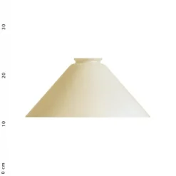 Skomakarskärm 25/60 hög, benvit