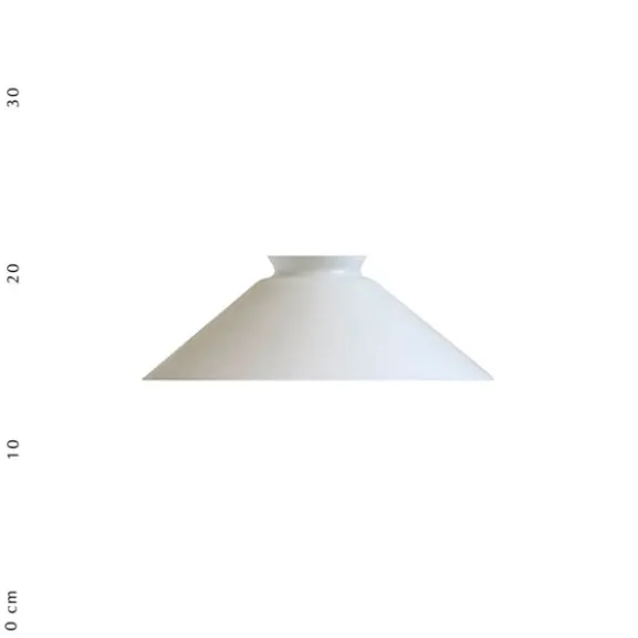 Skomakarskärm 20/60, opalvit
