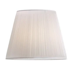 Skärm Slender, off white pleated Ø34