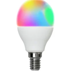 Smart LED-lampa E14 klot Smart Bulb 4,9W(40W) RGB+W