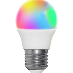 Smart LED-lampa E27 klot Smart Bulb 4,9W(40W) RGB+W