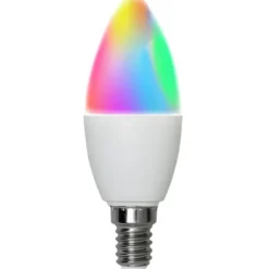 Smart LED-lampa E14 kronljus Smart Bulb 4,9W(40W) RGB+W