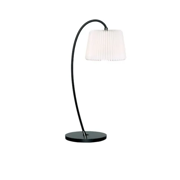 Snowdrop bordslampa, svart/vit