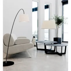 Snowdrop golvlampa, svart (exkl skärm)