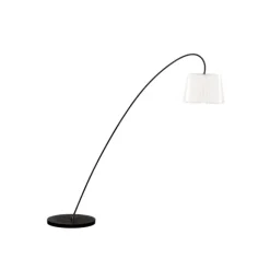 Snowdrop golvlampa, svart (exkl skärm)