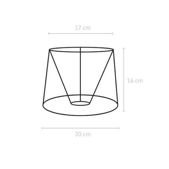 Sofia Lampskärm Lin Natur 20cm