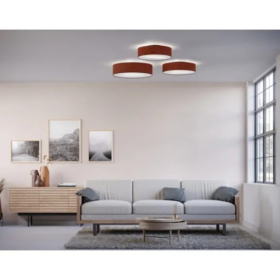 Soft Plafond, Roströd ull 50cm