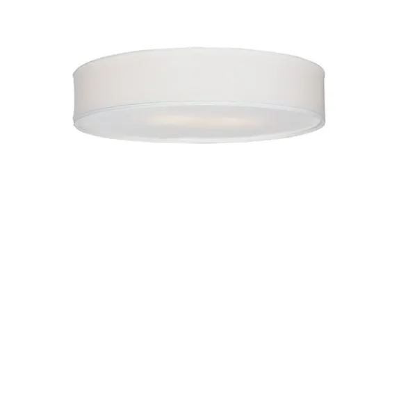 Soft plafond, vit linne 44cm