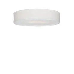 Soft plafond, vit linne 44cm