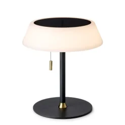 Solar Batteri Bordslampa - Svart