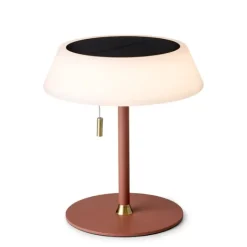 Solar Batteri Bordslampa - Terrakotta