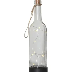 Solcellsdekoration Bottle Transparent 31cm