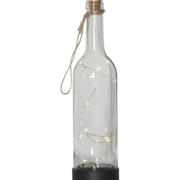 Solcellsdekoration Bottle Transparent 31cm